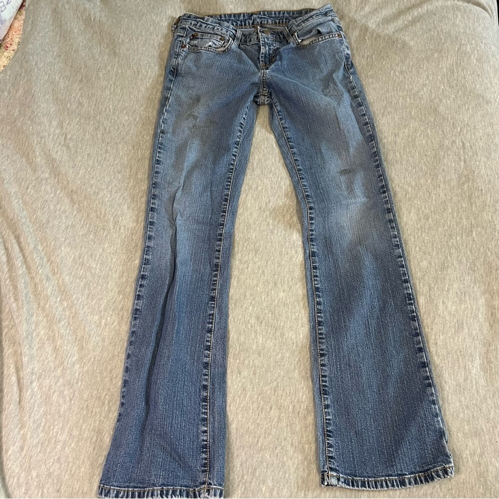 Ralph Lauren Blue Boot Cut Jeans with Classic Style